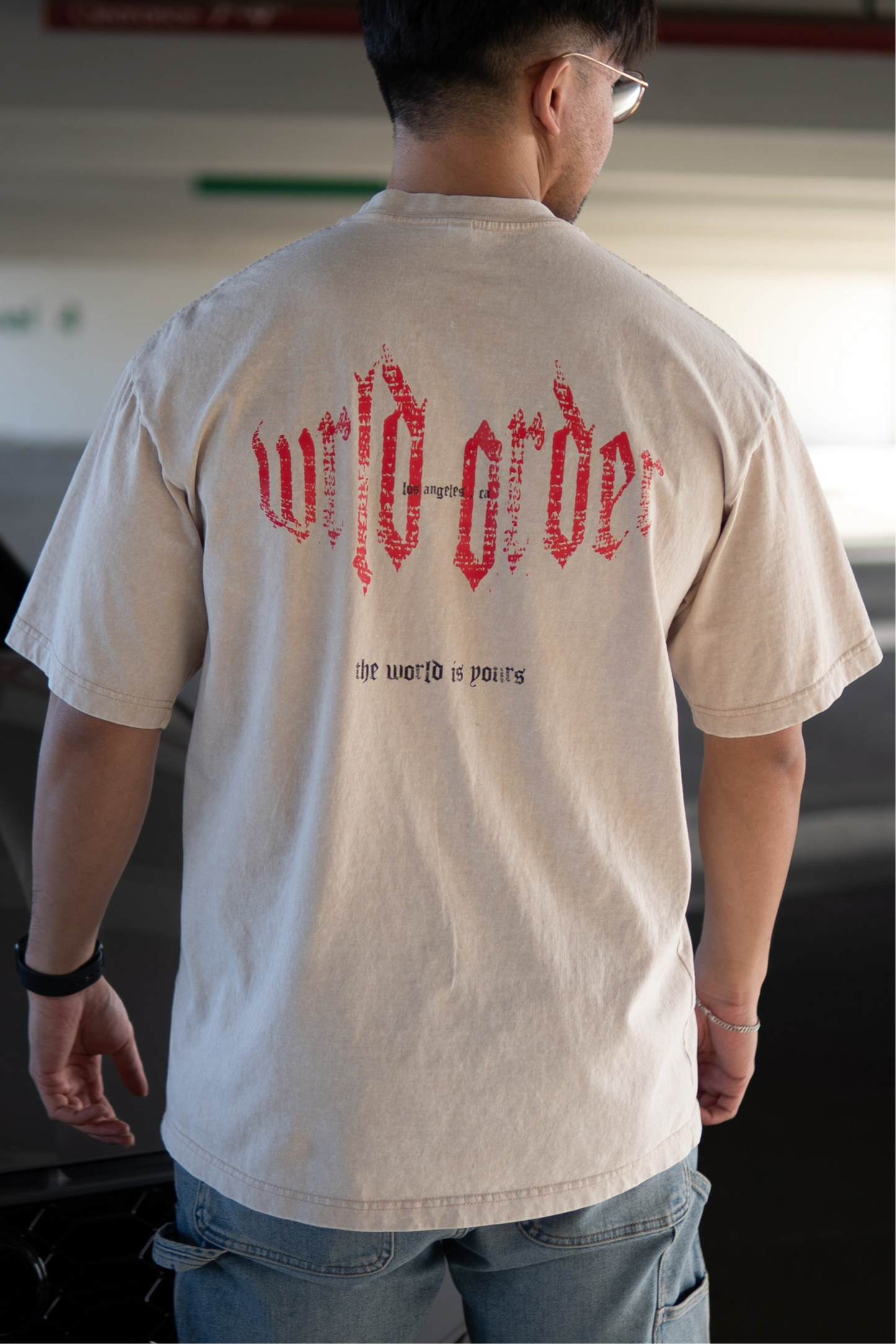 Staple Tee cream